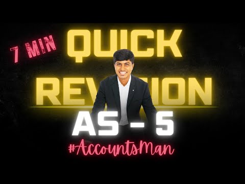 AS 5 - Quick Revision | CA Inter | Advanced Accounting | CA Rajavardhan #AccountsMan |